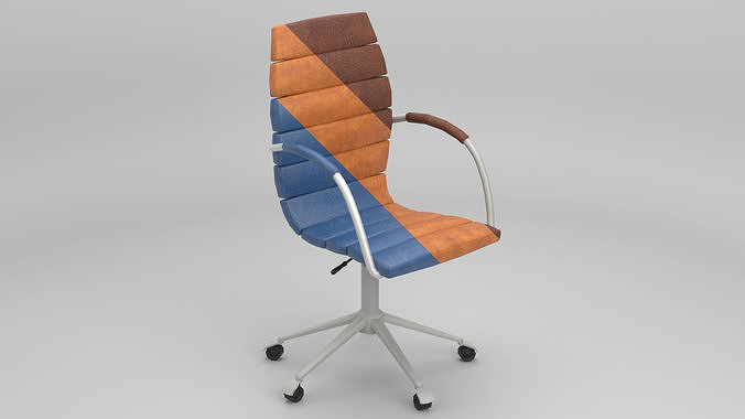 Office Chairs - Game Ready Low-poly 3D model