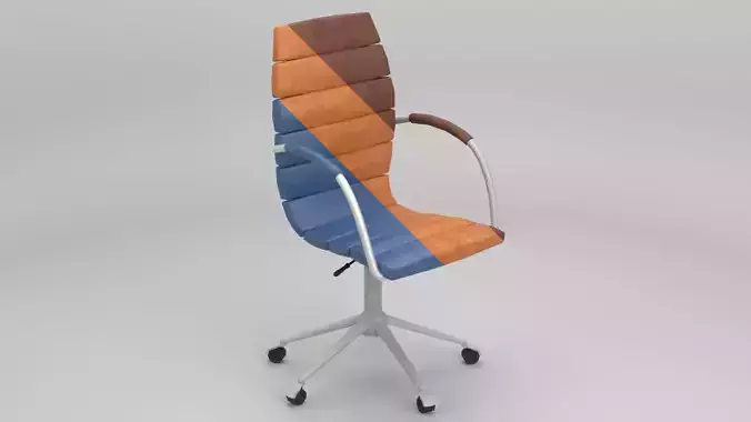 Office Chairs - Game Ready Low-poly 3D model