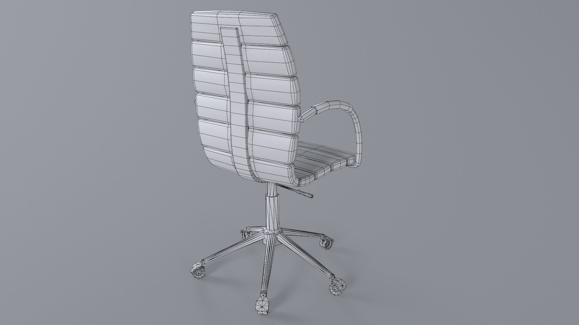 Office Chairs - Game Ready Low-poly 3D model_29