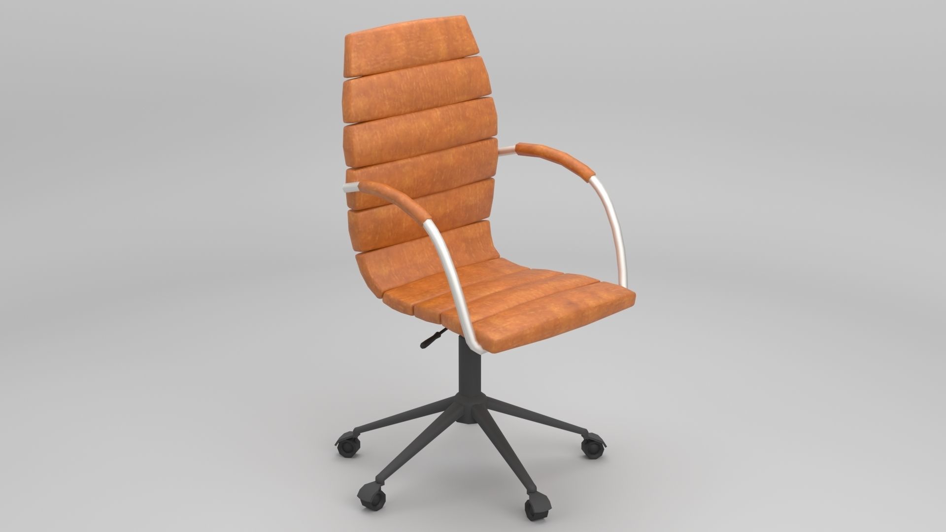 Office Chairs - Game Ready Low-poly 3D model_8