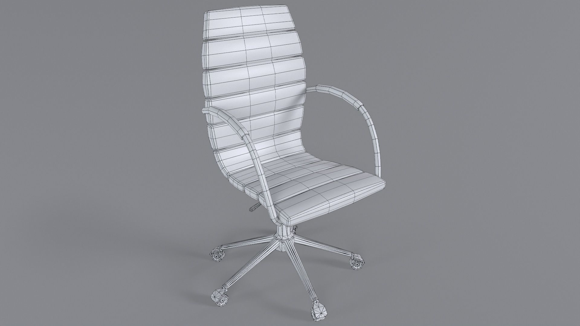 Office Chairs - Game Ready Low-poly 3D model_28