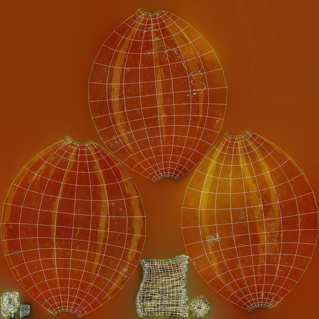 Scanned pumpkins 3D Model Collection_25