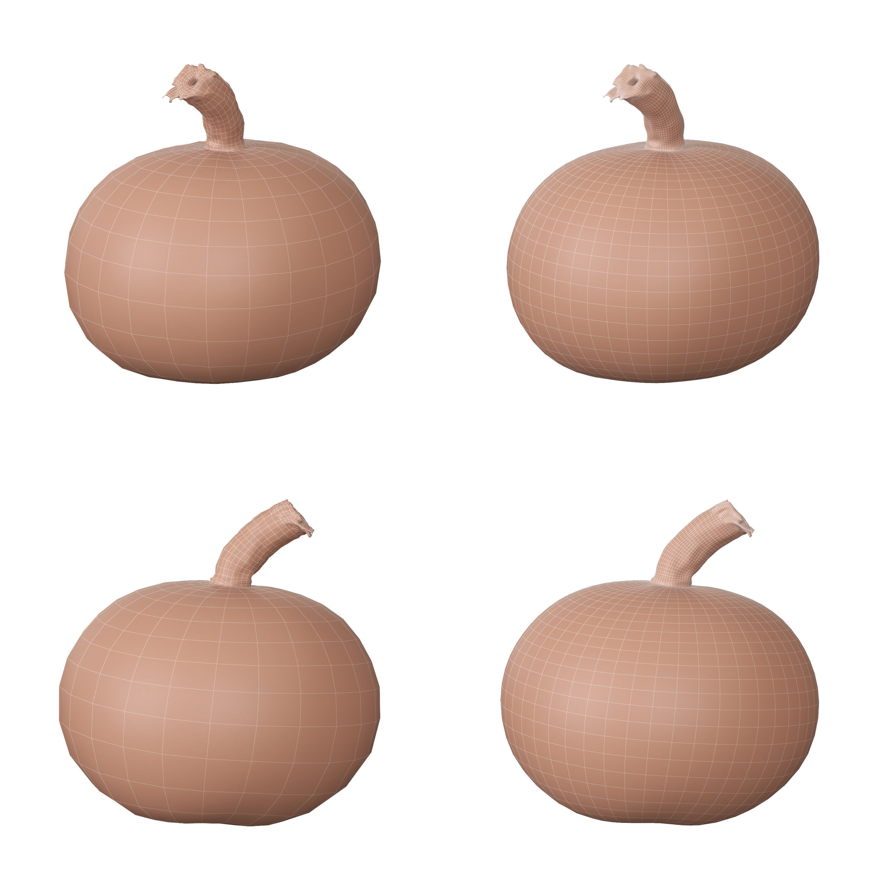 Scanned pumpkins 3D Model Collection_19