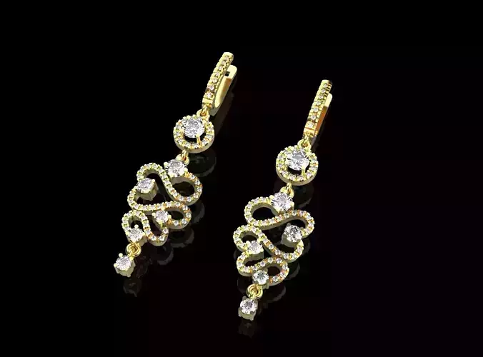 Earrings with Diamond