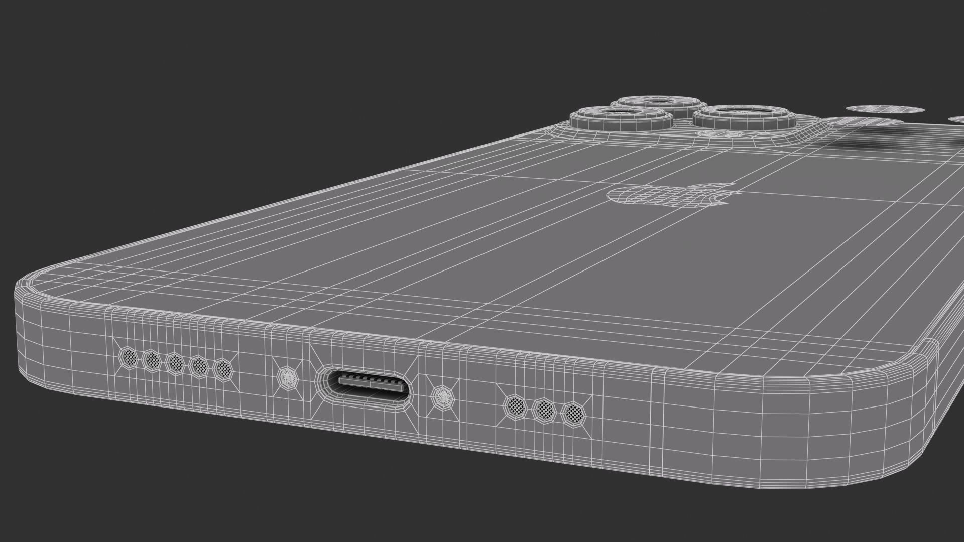Apple iPhone 13 Pro Max Graphite 3D model_16