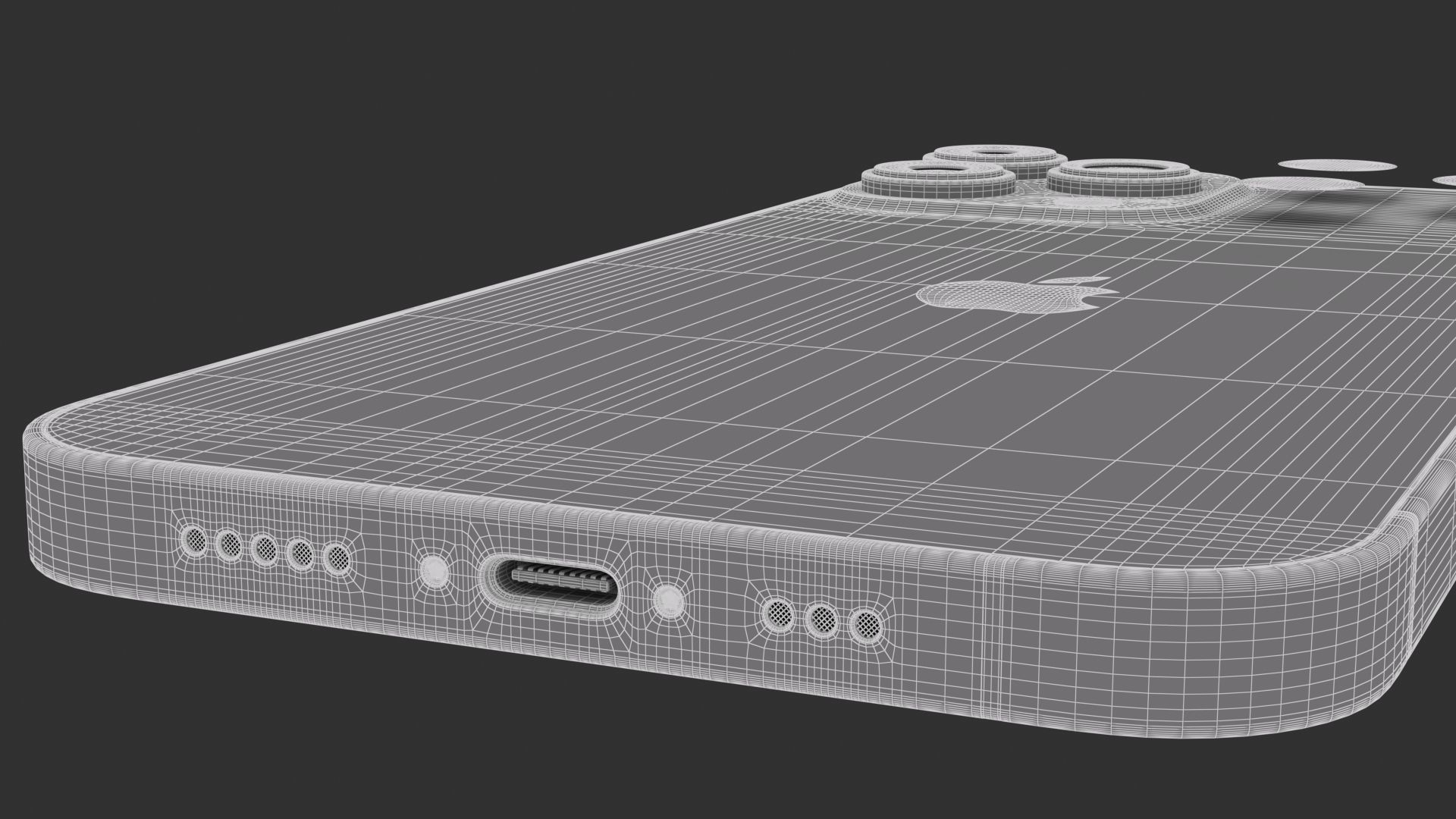 Apple iPhone 13 Pro Max Graphite 3D model_17