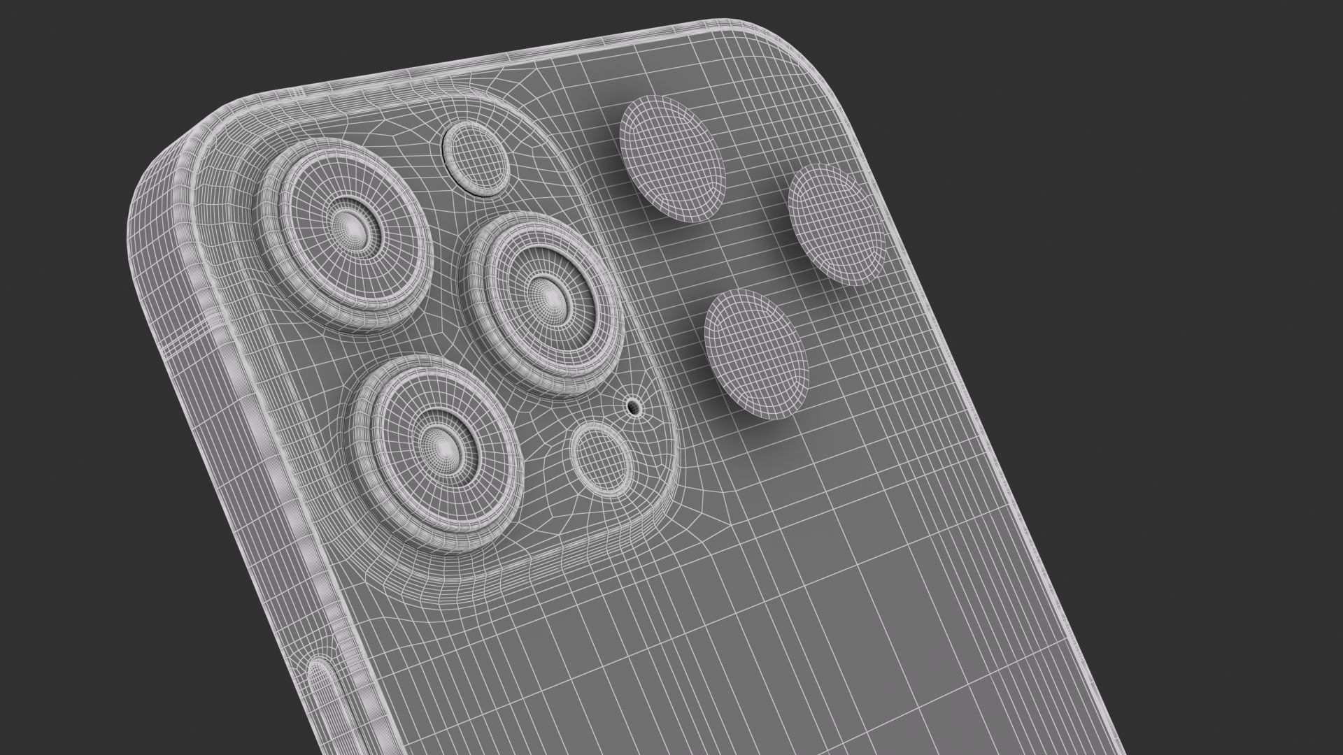 Apple iPhone 13 Pro Max Graphite 3D model_13
