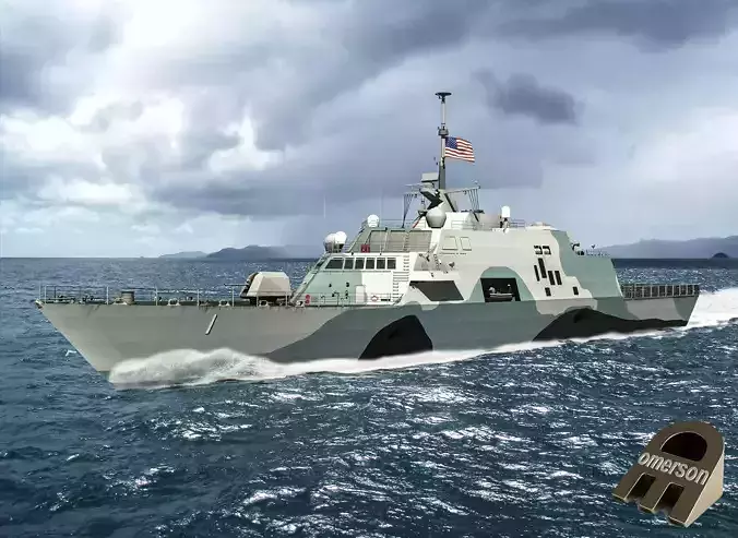 USS Freedom LCS Camouflage 3D model