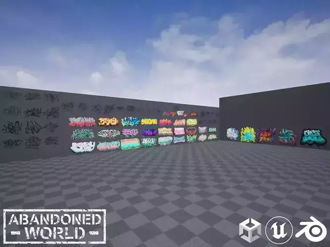 Graffiti Pack Decals IV Texture
