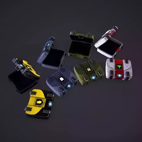 Various Scifi Crates