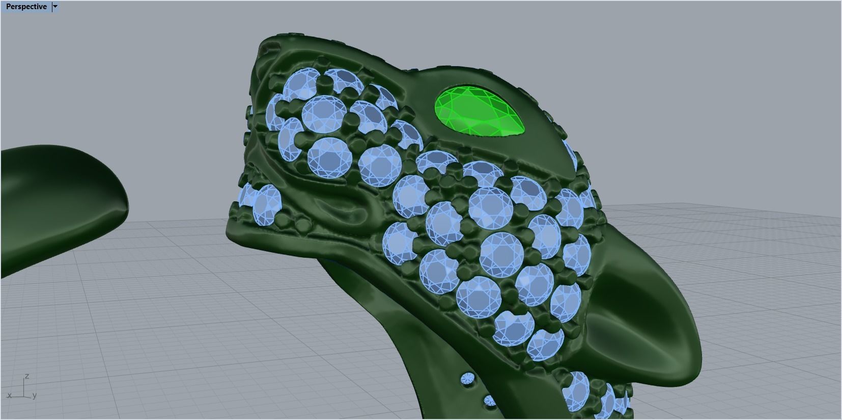 panter ring 3D print model_23