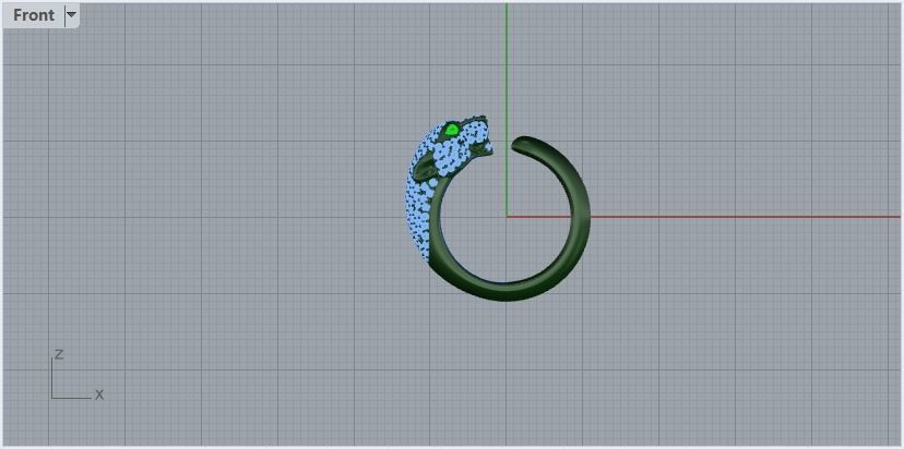 panter ring 3D print model_17