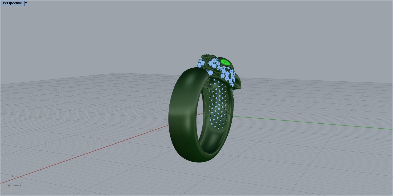 panter ring 3D print model_22