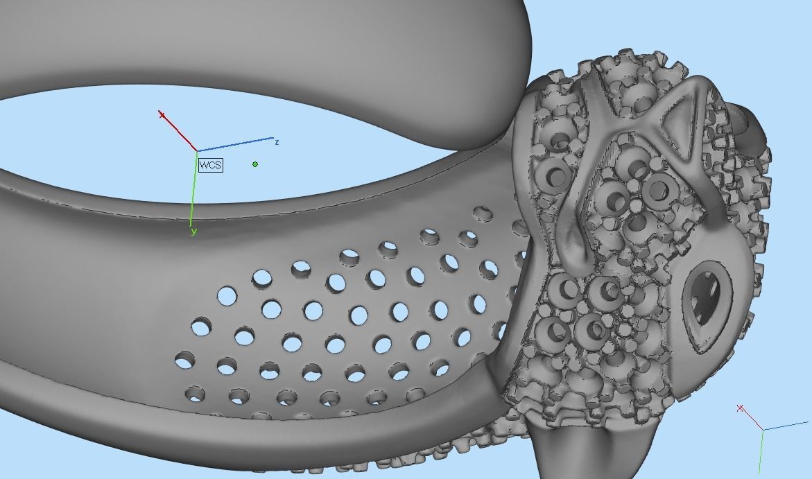 panter ring 3D print model_32