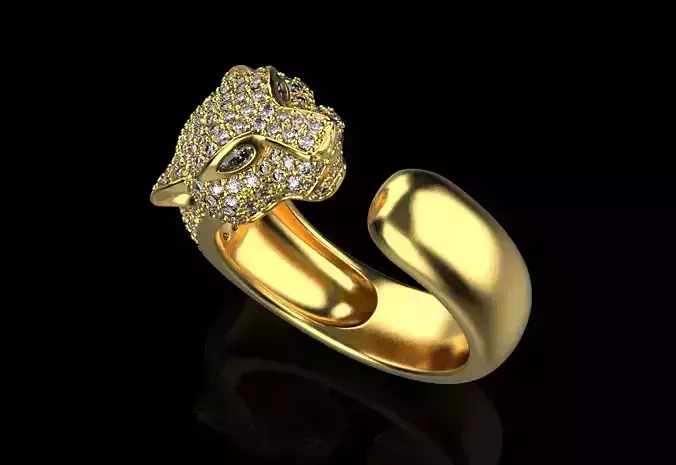 panter ring 3D print model