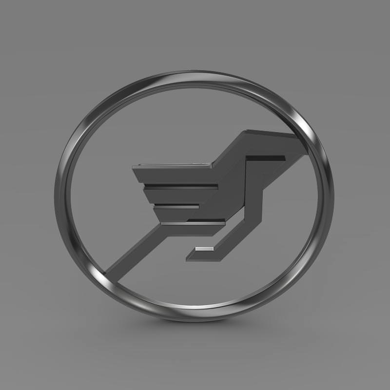 Hamman Logo 3D model_5
