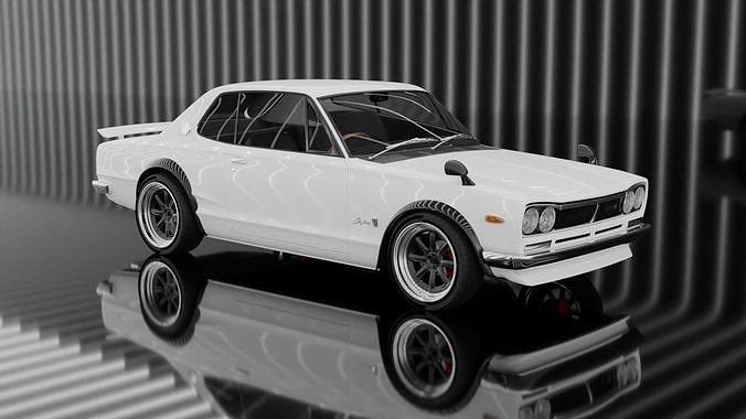 Nissan Skyline GT-R 1968-1972 3D model