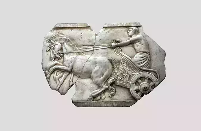Roman Empire-relief Low-poly 3D model