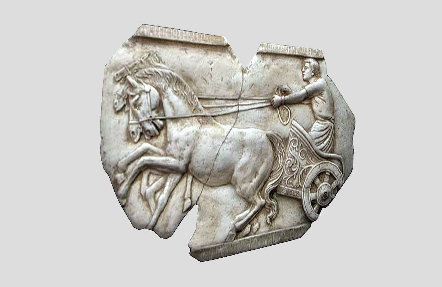 Roman Empire-relief Low-poly 3D model_1