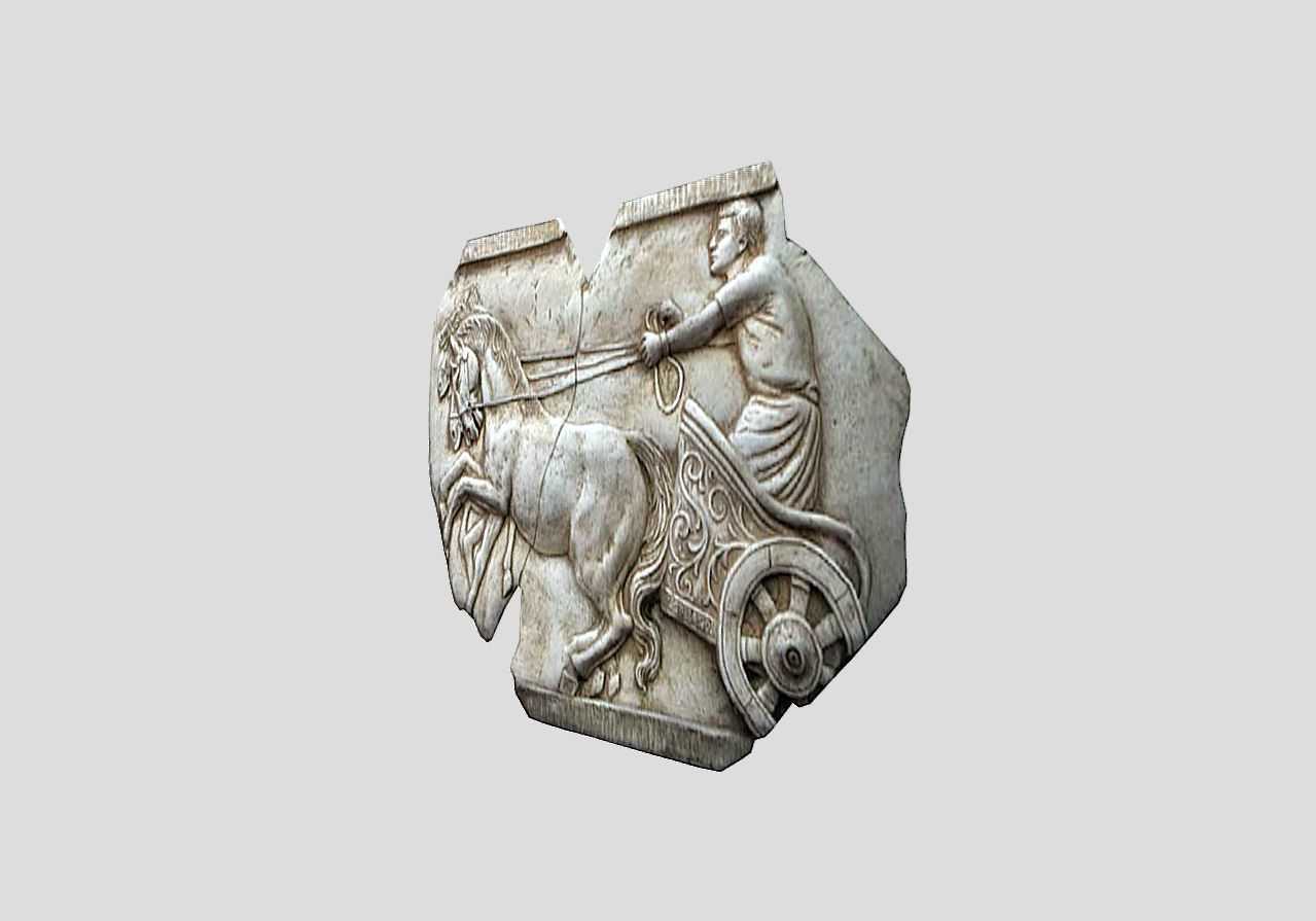 Roman Empire-relief Low-poly 3D model_3