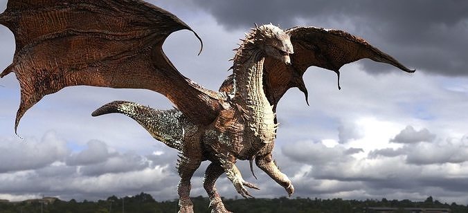 Ancient Jurassic Dragon 2 3D model