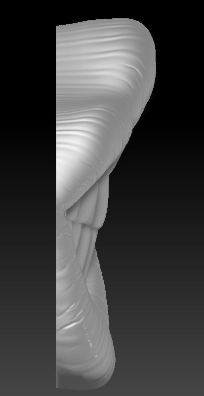 LIPS W TEETH DECOR 3D print model_9