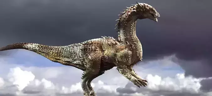 Ancient Jurassic Fantasy Dinosaur 3D model