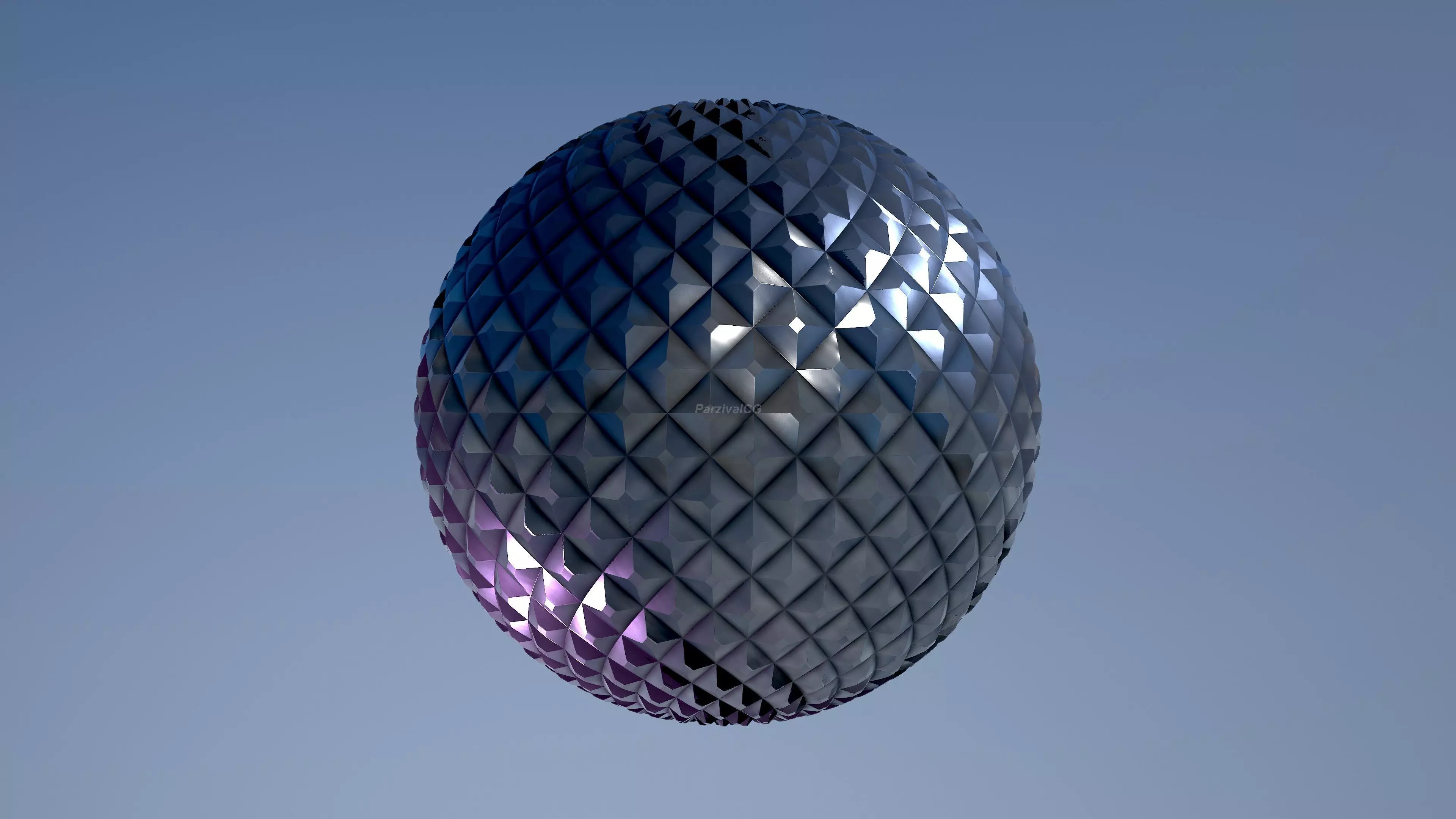 Knurling Metal Steel PBR Substance Material Texture_0