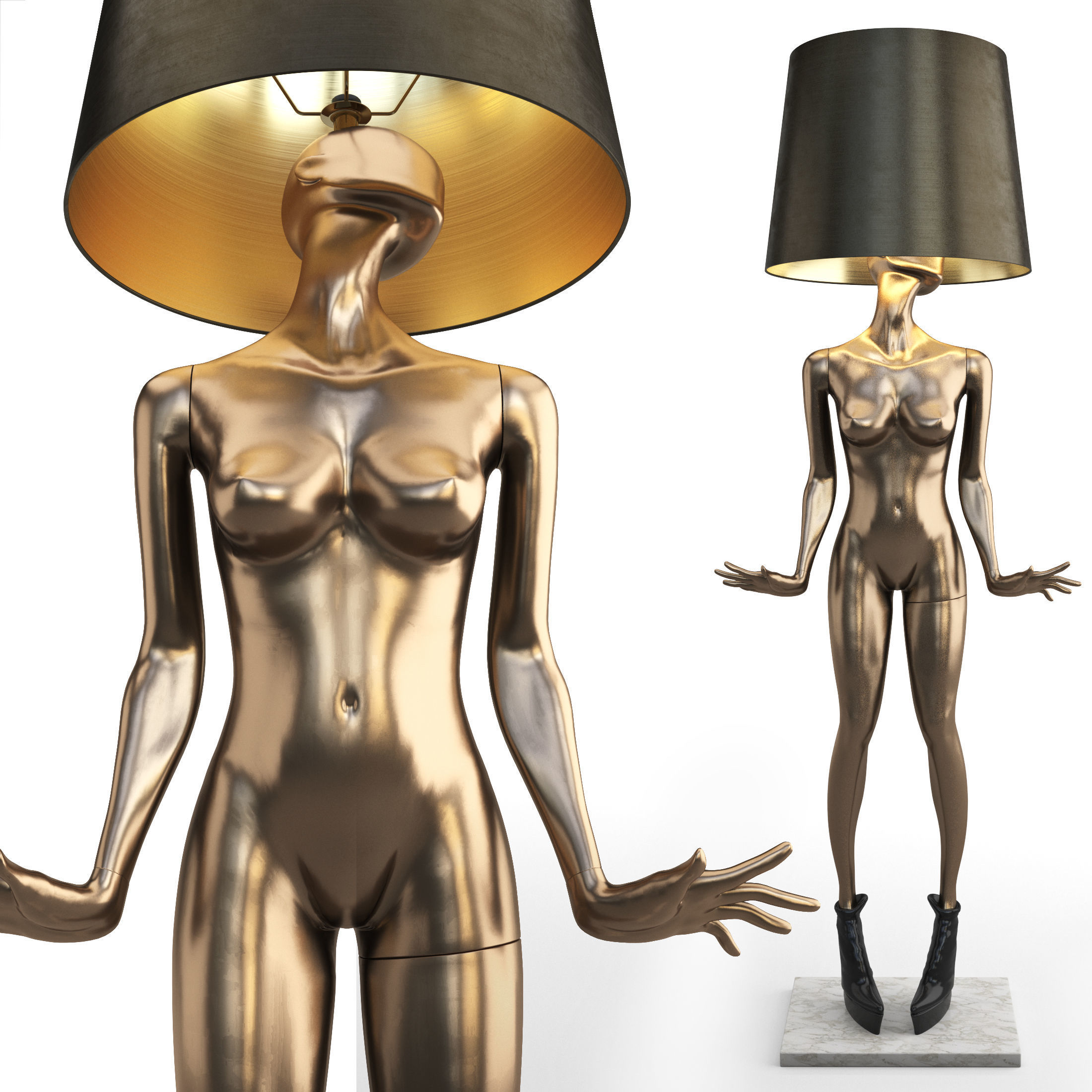 MANNEQUIN FLOOR LAMP FREDERIKA  3D model_0