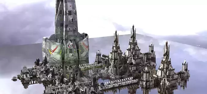 Sci-Fi Space station