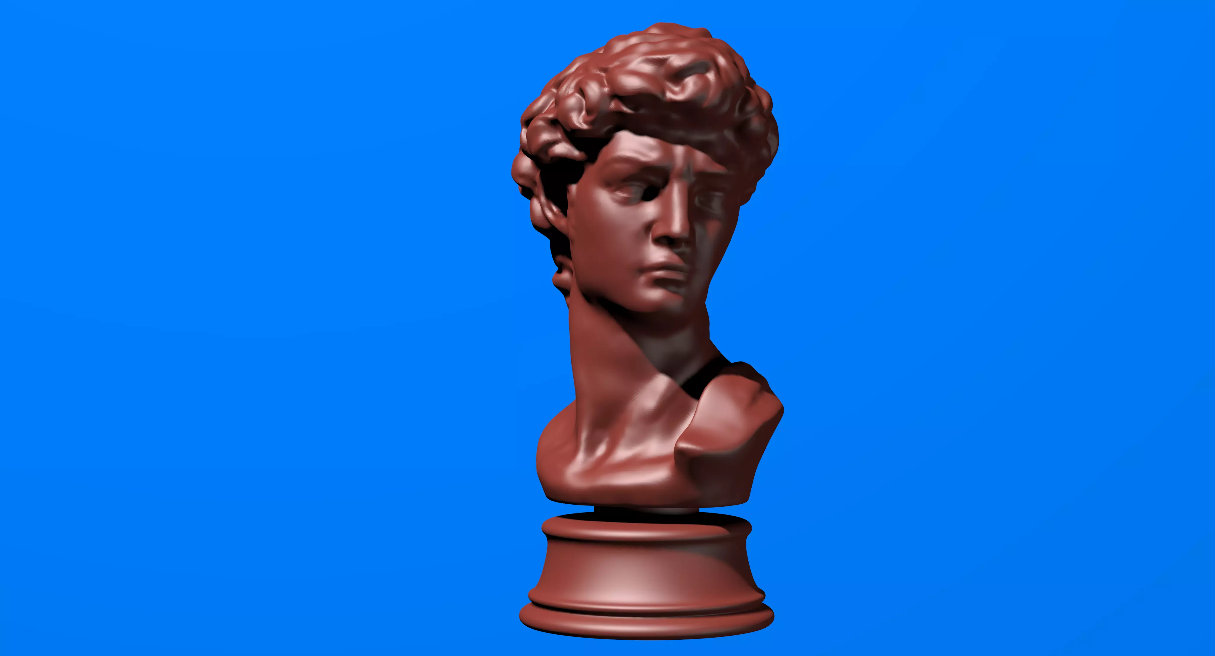 David Bust 3d Printer 3D print model_0