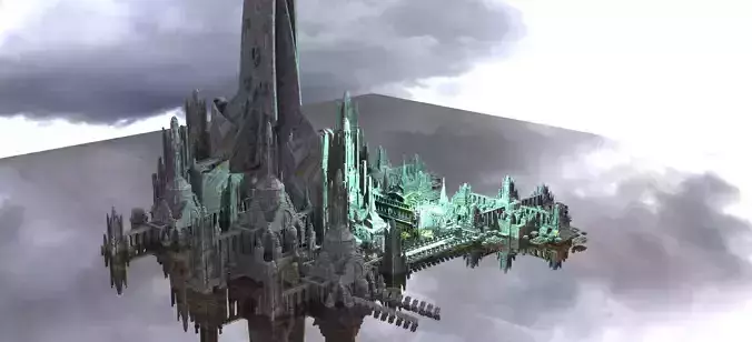 Sci-Fi Planet Architecture