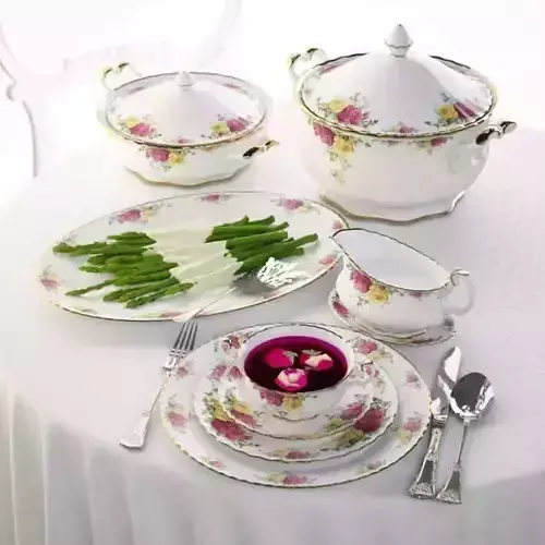 Classic Traditional Porcelain Set
