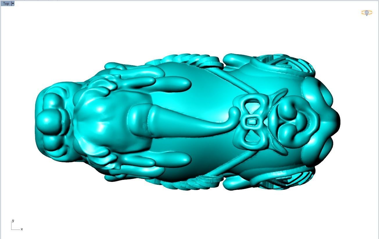 Pixiu Bracelet - Unicorn bracelet - N628 3D print model_5