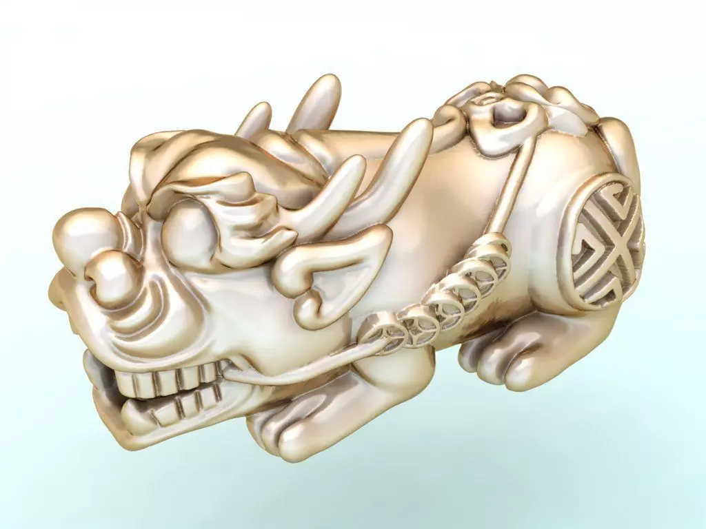 Pixiu Bracelet - Unicorn bracelet - N628 3D print model_0