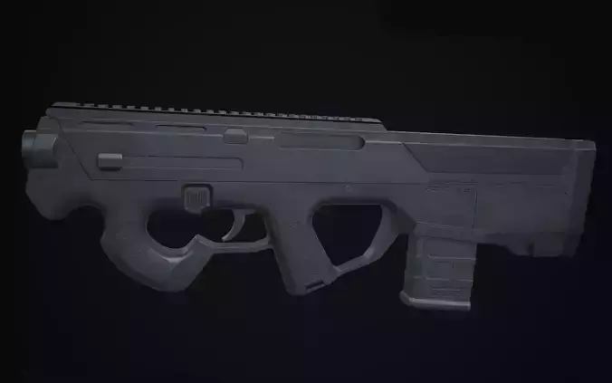 Magpul PDR Low-poly 3D model