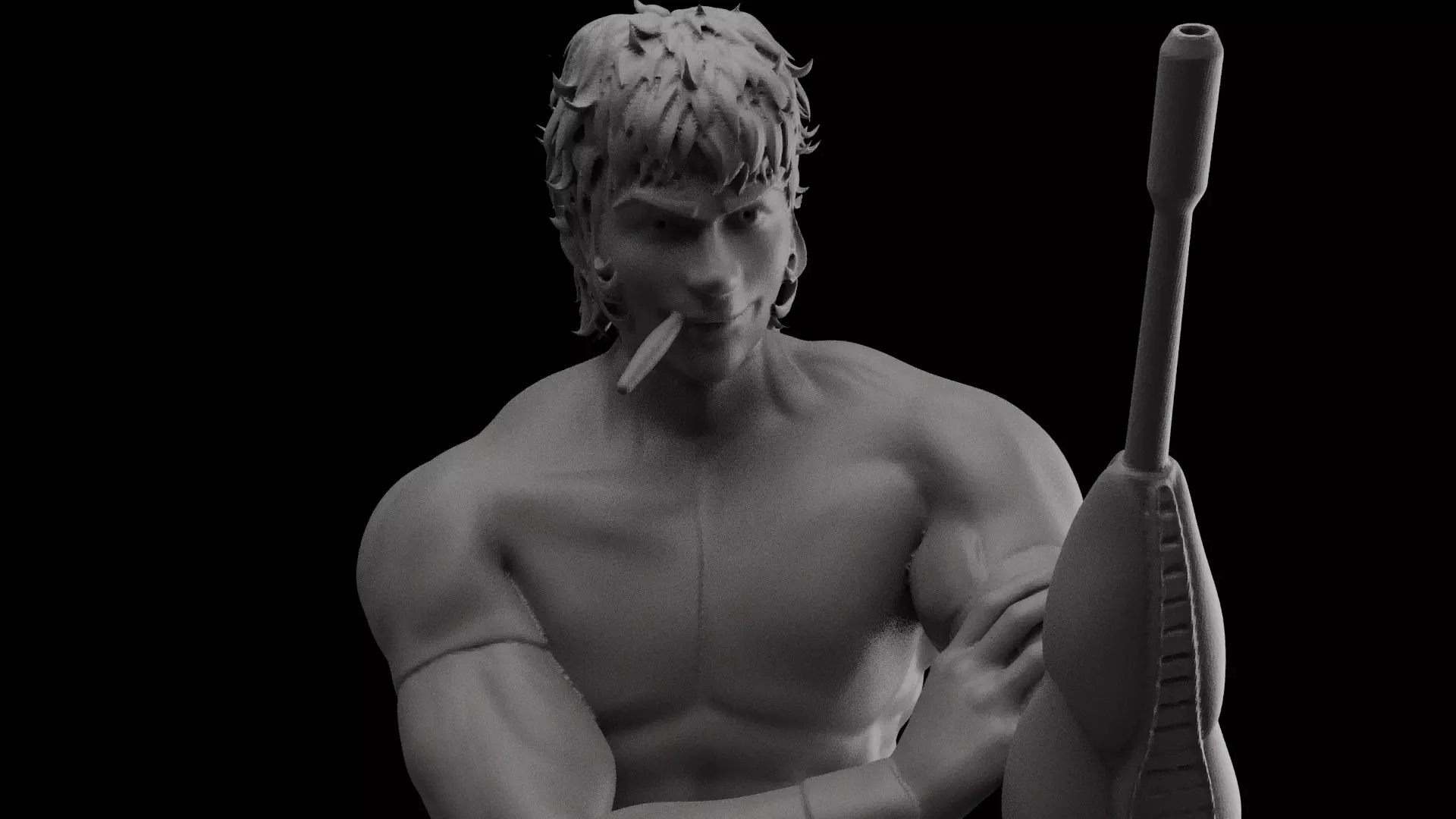 SPACE ADVENTURE COBRA WITH PSYCHOGUN FAN ART 3D print model_0