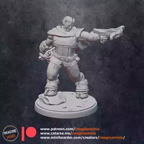 Kahled - The Hunter 3D print model