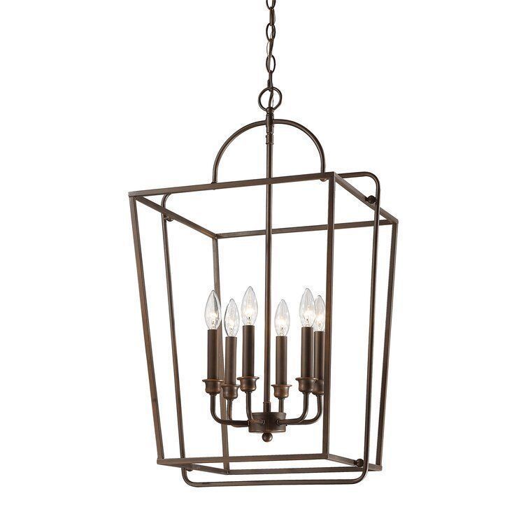 Khaleesi Light Lantern Geometric Chandelier - 2 Colour 3D model_2