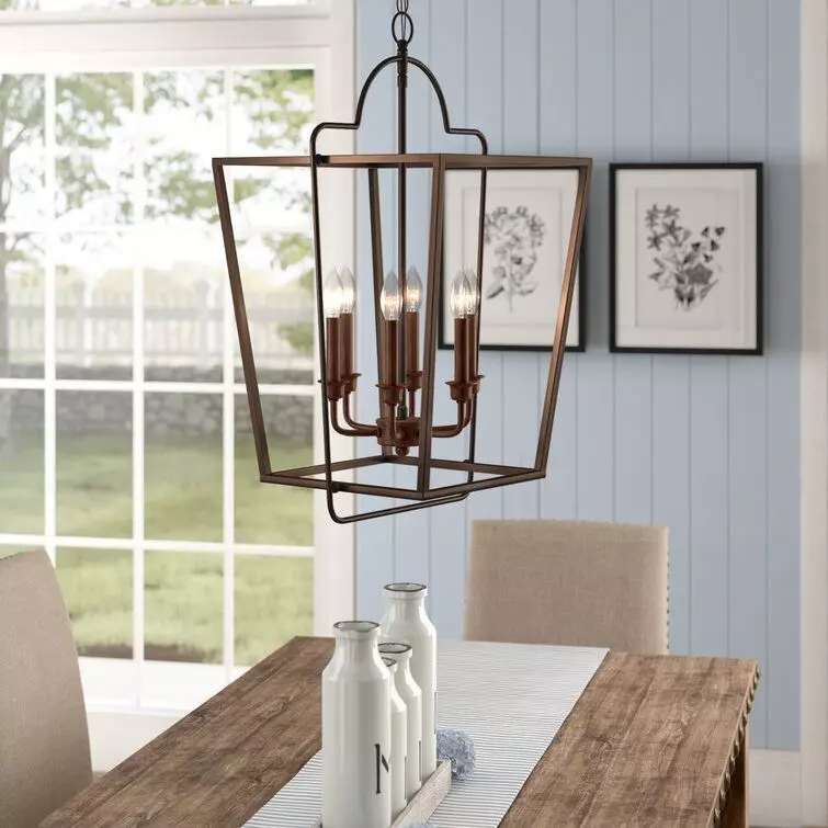 Khaleesi Light Lantern Geometric Chandelier - 2 Colour 3D model_0