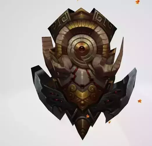 dunpai shield with horns