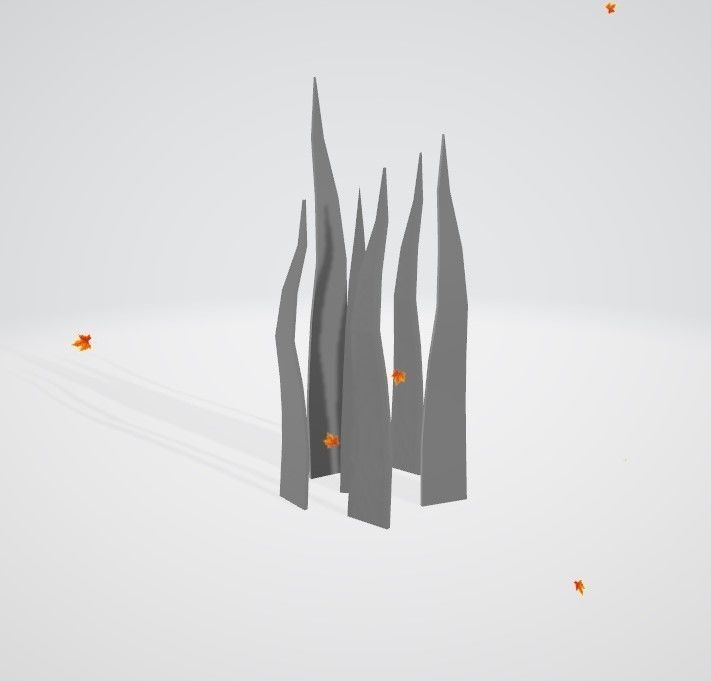 xiaocao tree with leaves Free 3D model_1