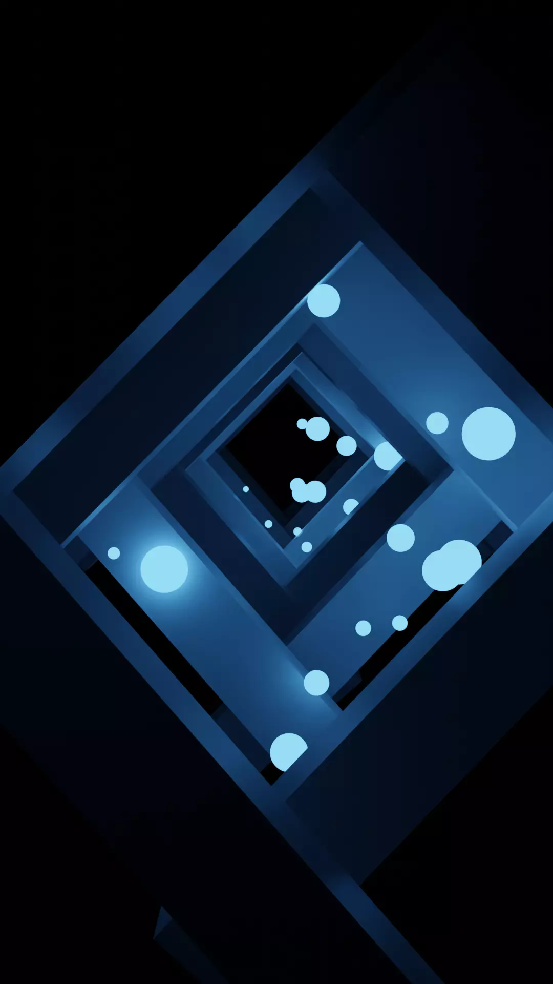 BYgen square with bubbles in it 3D model_0