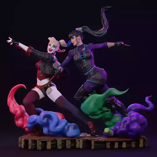 Harley Queen And Punchline