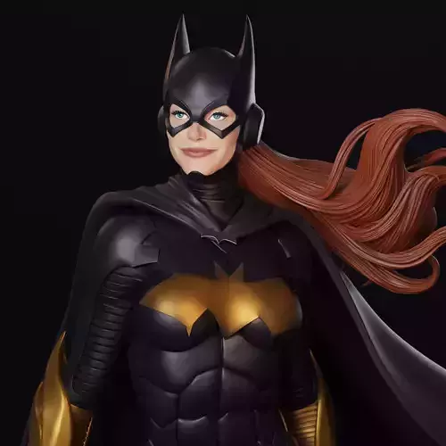 Batgirl statue 3D print model