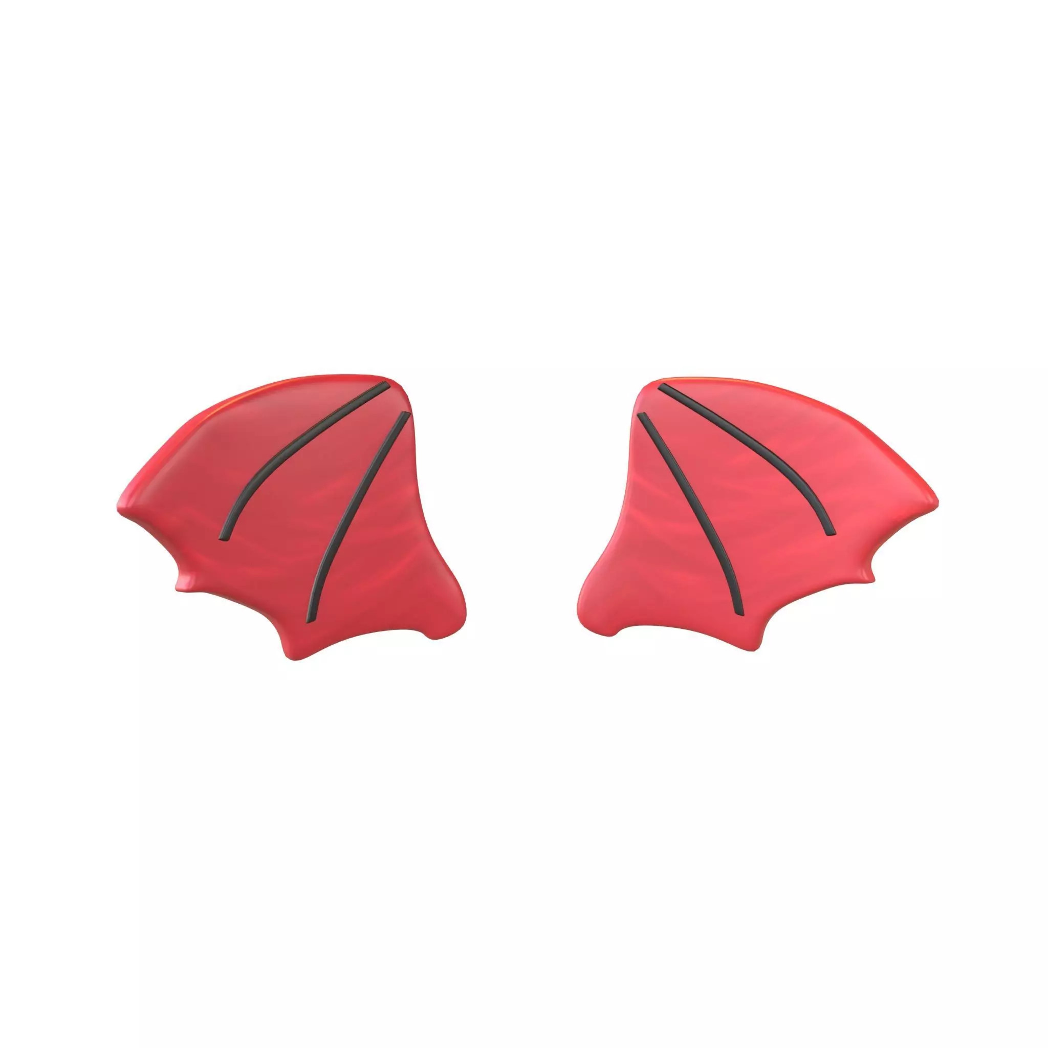 Devil Wing V1 001 Low-poly 3D model_0