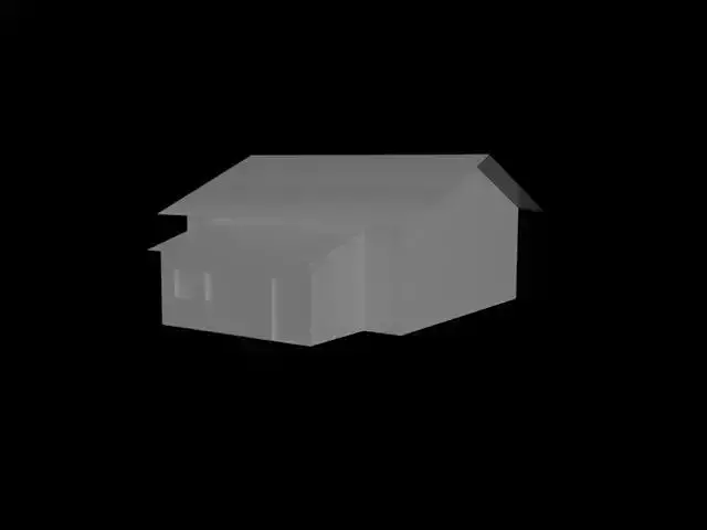 Low Poly Building Pub Free low-poly 3D model