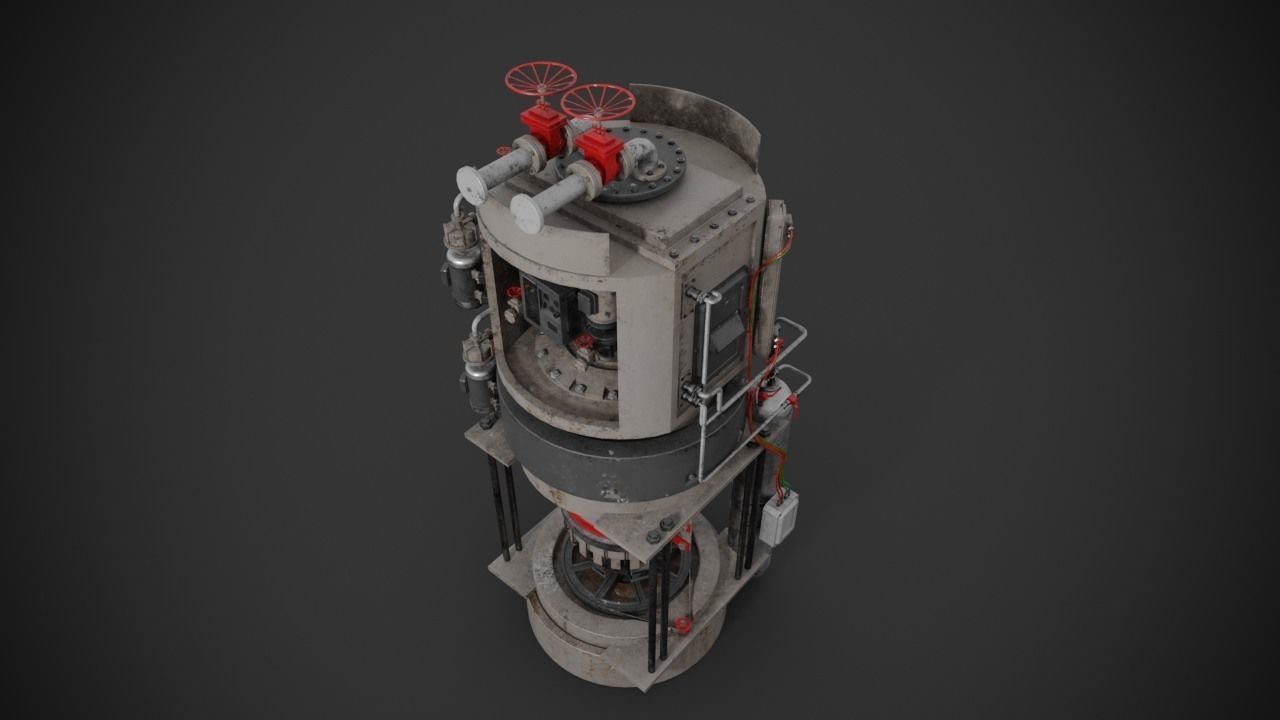 Machinery device 3D model_9