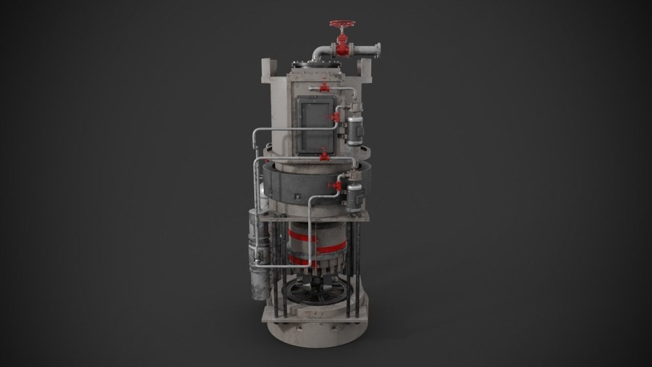 Machinery device 3D model_8
