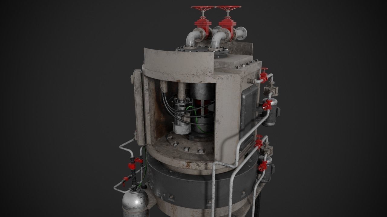 Machinery device 3D model_10